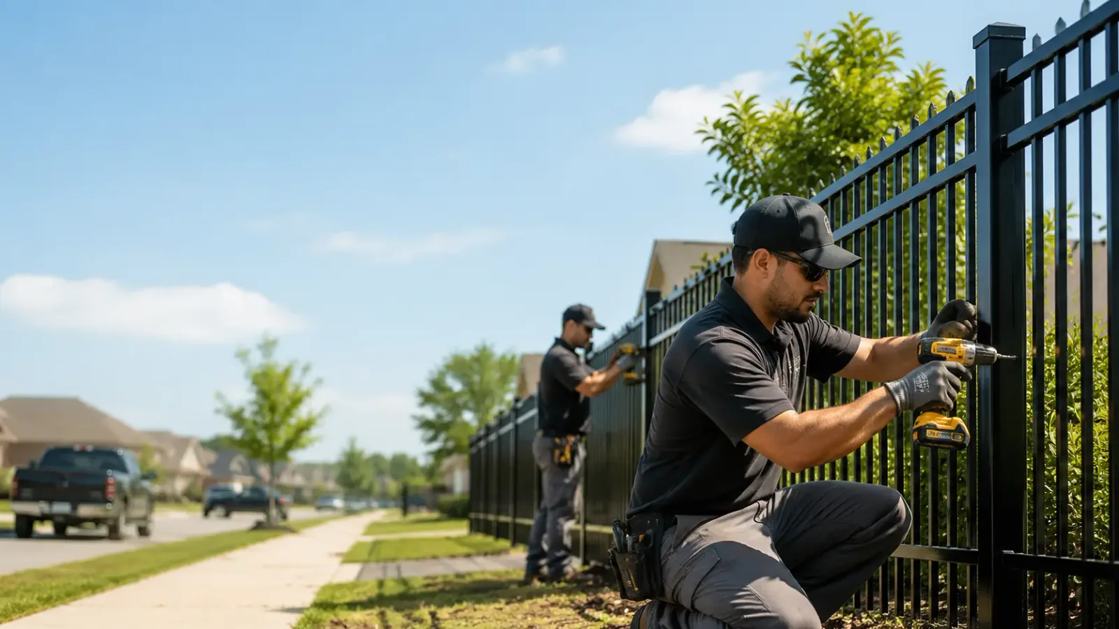 Metal Fence Installation in Williamson, GA